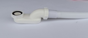 Сифон для ванны, ванной кабины, 80 см, сливная труба с низким душевым поддоном S4