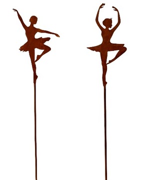 Красивая фигурка балерины, украшение для сада, цветочный горшок, украшение в деревенском стиле.