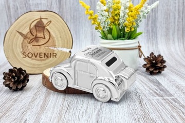 Копилка Машинка Машинка с ГРАВИНОЙ Крещение Годик