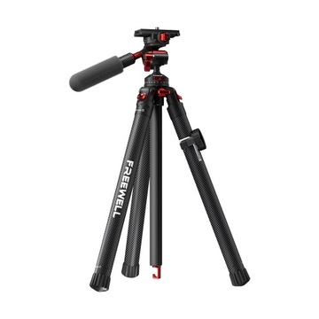 Ultralekki statyw podróżny z włókna węglowego 0.9kg FREEWELL Travel Tripod