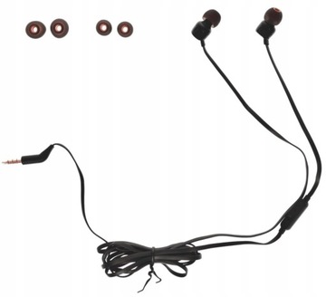 Наушники-вкладыши JBL T110, проводные, с микрофоном