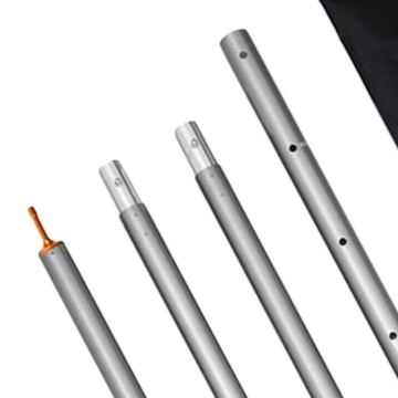 Стержни для навеса, 4 секции, комплект титановой палатки для крыльца