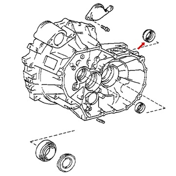 GUFERO PŘEVODOVKY ŘAZENÍ TOYOTA RAV4 II A2 90311-62005 ORIGINÁLNÍ