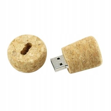 PenDRIVE Флэш-накопитель USB с пробковой бутылкой, 16 ГБ