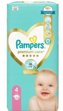 Pieluszki Pampers premium care 4 - 52SZT