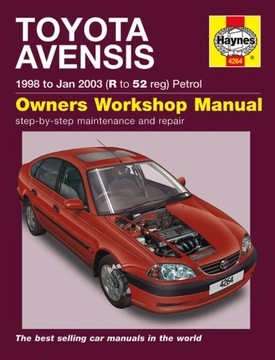 TOYOTA AVENSIS T22 1.8 BENZYNA (98-03) INSTRUKCJA