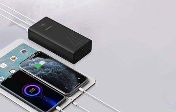ROMOSS ZESTAW POWERBANK 40000MAH 2X USB-A USB-C QC PD 3A Z KABLEM MICRO USB