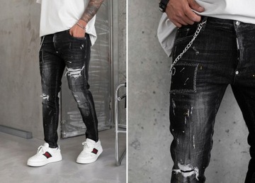 DSQUARED2 jeansy r. 50 Cool Guy Jean spodnie ICON D2 r. 34 dsq2 przetarcia