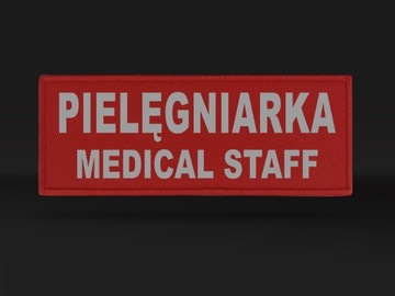 NASZYWKA ODBLASKOWA - PIELĘGNIARKA MEDICAL STAFF