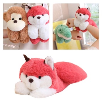 Плюшевые раскладные браслеты с животными 25 см на день рождения Адвента,