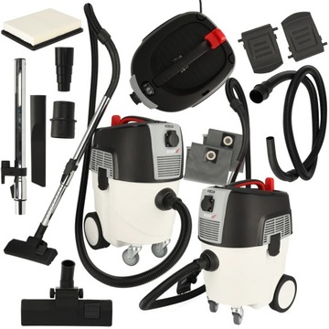 ODKURZACZ PRZEMYSŁOWY DEDRA z OTRZĄSACZEM DO GIPSU warsztatowy 1600W 30L