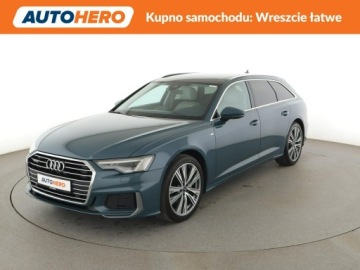 Audi A6 C8 Avant 2.0 40 TDI 204KM 2021 Audi A6 Avant FV23% 4x4 mHEV S-tronic jasne skóry
