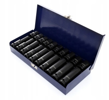 НАБОР УДАРНЫХ ГОЛОВОК ИЗ 20 УСИЛЕННЫХ ДЛИННЫХ 1/2