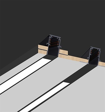 3x СВЕТОДИОДНЫЙ СВЕТОДИОДНЫЙ СВЕТИЛЬНИК С ОТРАЖАТЕЛЕМ ВСТРАИВАЕМЫЙ НАПРАВЛЯЮЩИЙ 2М