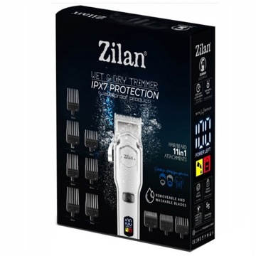 ПРОФЕССИОНАЛЬНАЯ ПЛИСКА ДЛЯ ВОЛОС, ВОДОНЕПРОНИЦАЕМАЯ, БЕСПРОВОДНАЯ, USB 11 В 1