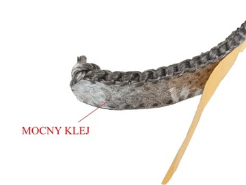SZNUR DO KOMINKA USZCZELNIAJĄCY DO PIECA SAMOPRZYLEPNY ŻAROODPORNY 10mm