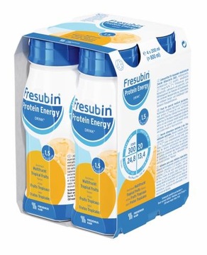 FRESUBIN PROTEIN ENERGY owoce tropikalne 4x200ml