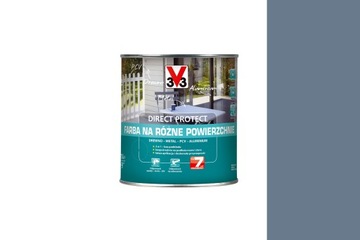 FARBA WIELOPOWIERZCHNIOWA V33 DIRECT PROTECT SATYNA BŁĘKIT ATLANTYCKI 0,75L