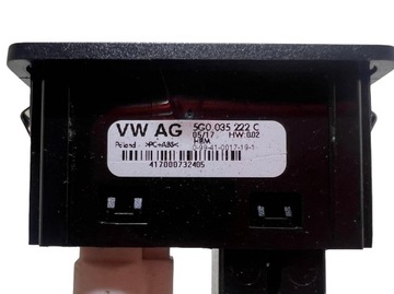 HNÍZDO VSTUP PORT AUX USB 5G0035222C SEAT IBIZA IV 6J