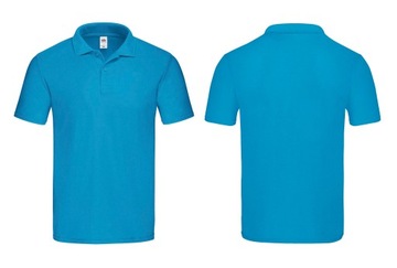 Поло ORIGINAL Fruit of The Loom лазурный S