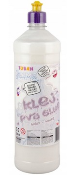 Slime Klej Do Papieru PVA 1L BIAŁY TUBAN