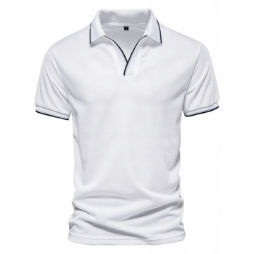Męska koszulka polo Slim Fit, z krótkim rękawem,S