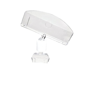 Cenówki bezbarwny uchwyt z klipsem - szerokość 50m