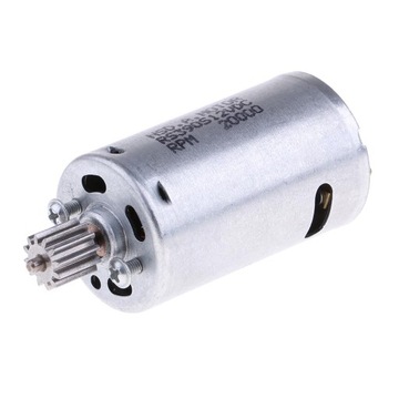 Szybki metalowy samochód elektryczny 12V 390 12 Ząb