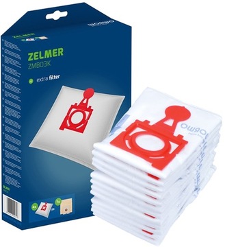 4 мешка для пылесоса ZELMER SYRIUS COBRA II ZMB01K