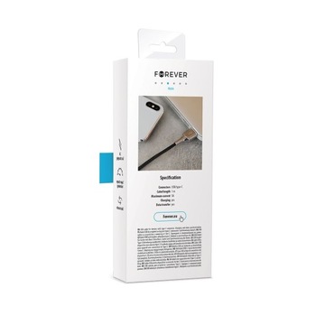 FOREVER USB — КАБЕЛЬ USB-C CORE 1M, 5 А