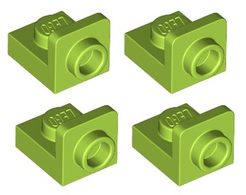 LEGO płytka łamana 1x1 limonka 4 szt. 36840 NOWA