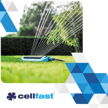 Садовый разбрызгиватель Cellfast OPTI IDEAL с 20 форсунками для газона площадью 263 м2