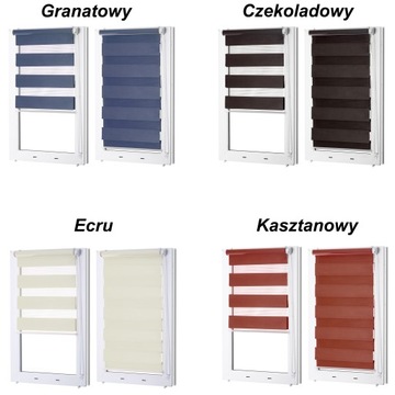 РОЛЛОННЫЕ ШТОРЫ ДЕНЬ НОЧЬ РОЛЛЕР 75х150СМ с натяжителем, ЦВЕТА ПО РАЗМЕРУ НА ЗАКАЗ