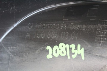LIŠTA LEVÝ SPOJLER NÁRAZNÍK PŘEDNÍ MERCEDES GLA AMG X156 W156 PALCŮ A1568850301