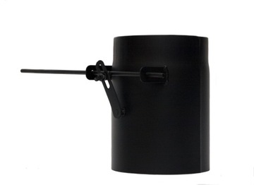 REDUKCJA ODWROTNA 150-120 spalinowa czarna dymna gruba 2mm KOMIN CZOPUCH