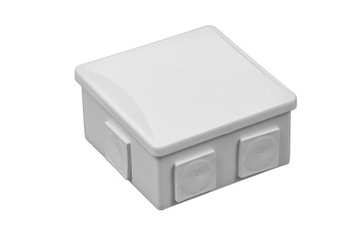 Puszka n/t 80x80x40 IP44 szara S-BOX036