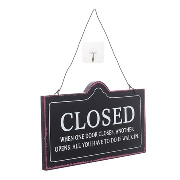 Износостойкая табличка на дверь DELICATE CLOSED SIGN