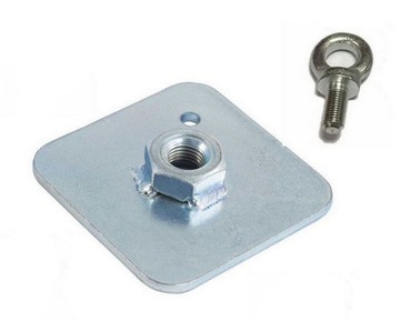 MOCOWANIE PASÓW FIA PŁYTKA 65x65 3mm + ŚRUBA 7/16''