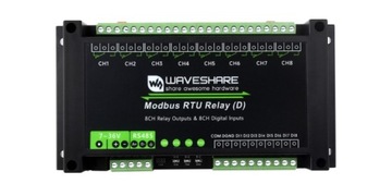 Przekaźnik 8 kanałów Modbus RTU TCP Protocol IN / OUT
