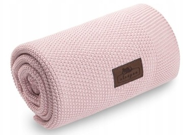 Kocyk bambusowy dla niemowląt 80x100 cm Bamboo Touch Pink Sleepee