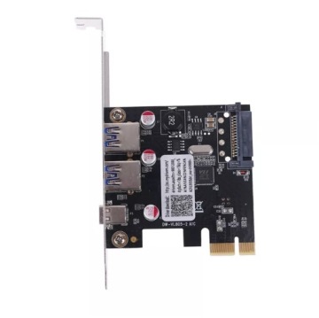 Контроллер Карта PCI-E от 1 до 2 USB 3.0 1 USB 3.1