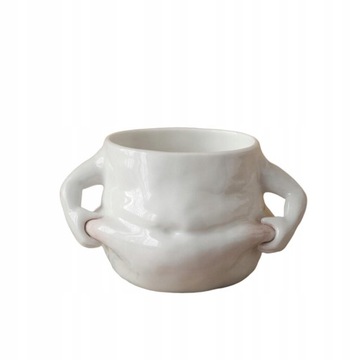 Duży brzuch ceramiczny kubek do kawy kubek prezent