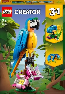 LEGO 31136 Creator 3 w 1 Egzotyczna papuga