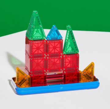 MAGNA-TILES Магнитные строительные блоки Travel microMAGS 26 элементов