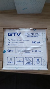Wkręt do drewna GTV 3 x 30 (500 szt)