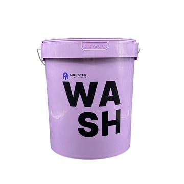 Monster Shine Wiadro WASH - PURPLE 19L detailingowe, do mycia i płukania