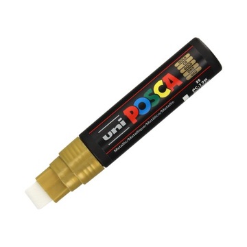 Золотой маркер для плакатов UNI Posca PC-17K