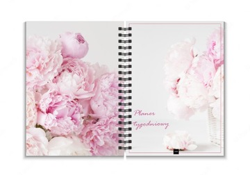 Planer tygodniowy niedatowany firmowy organizer notes PIWONIE
