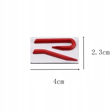 ЭМБЛЕМА VW R LINE для R RLINE Metal