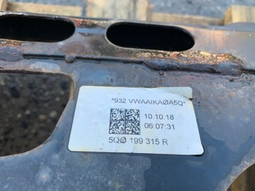 VW GOLF VII LIFT 1.6 TDI КОЛЯСКА-САНИ ПЕРЕДНЯЯ ЛЮЛЬЦА ОРИГИНАЛ ЕВРОПА